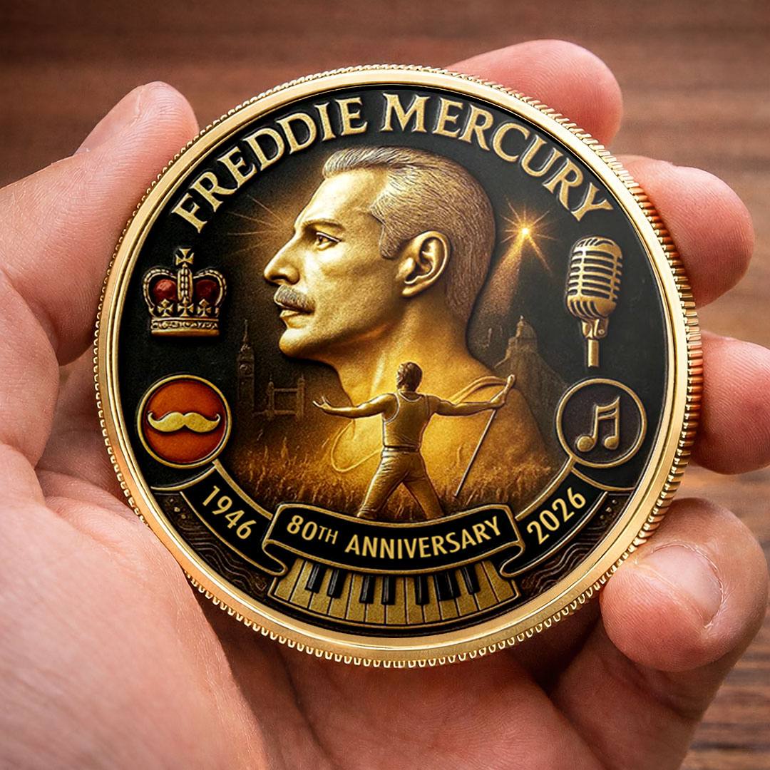 Freddie Mercury 80th Anniversary Commemorative Coin – MAITM15122