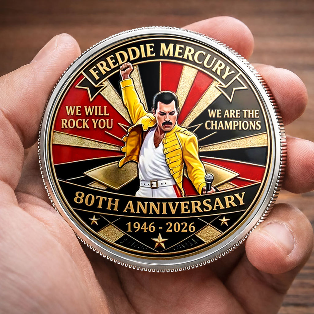 Freddie Mercury 80th Anniversary Commemorative Coin – MAITM15136