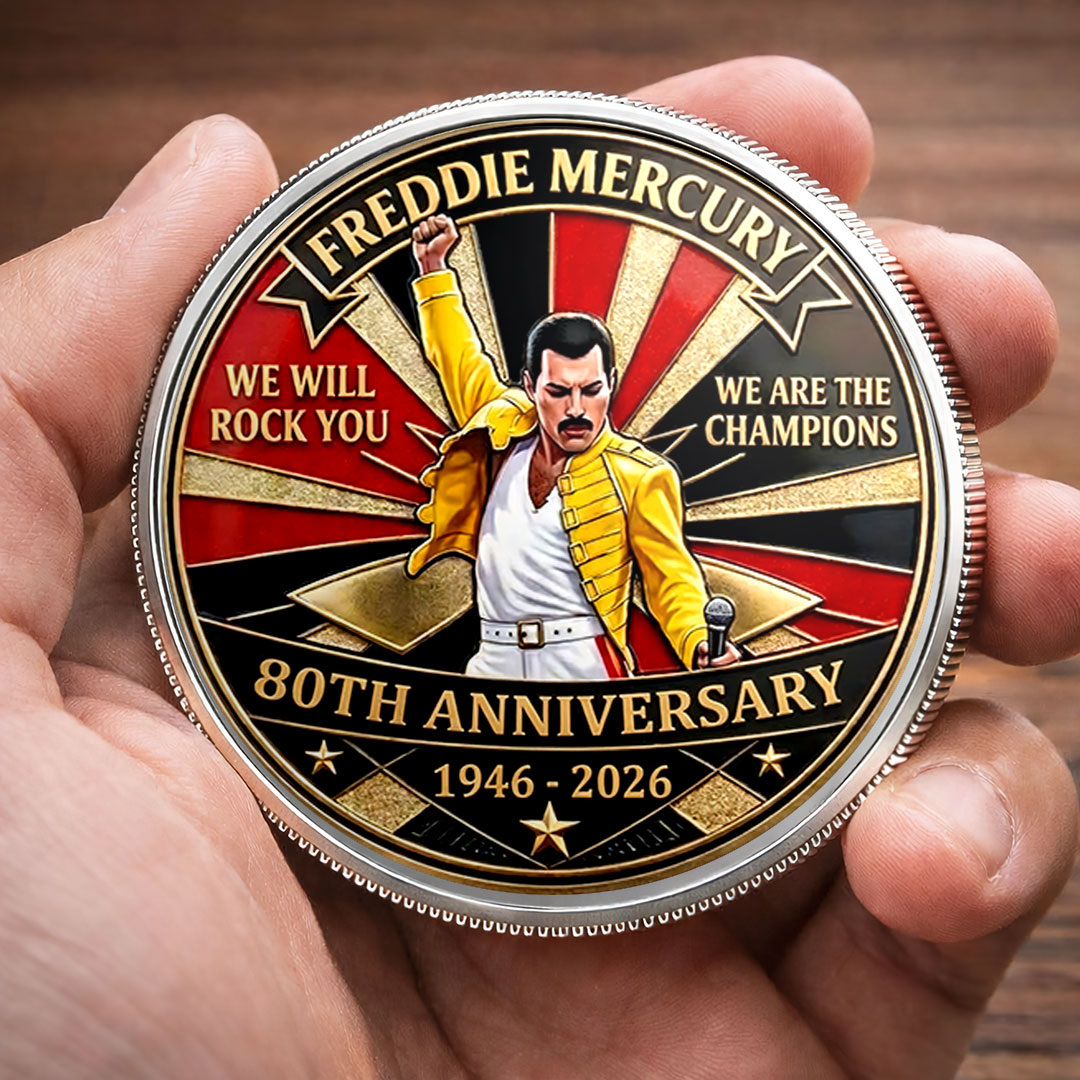 Freddie Mercury 80th Anniversary Commemorative Coin – MAITM15136