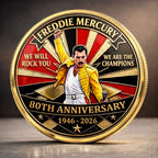 Freddie Mercury 80th Anniversary Commemorative Coin – MAITM15136
