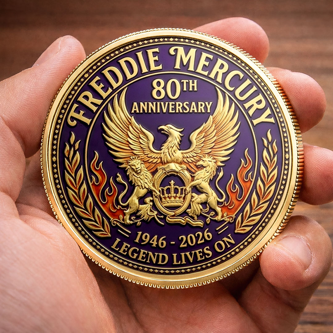 Freddie Mercury 80th Anniversary Commemorative Coin – TMTHU5929