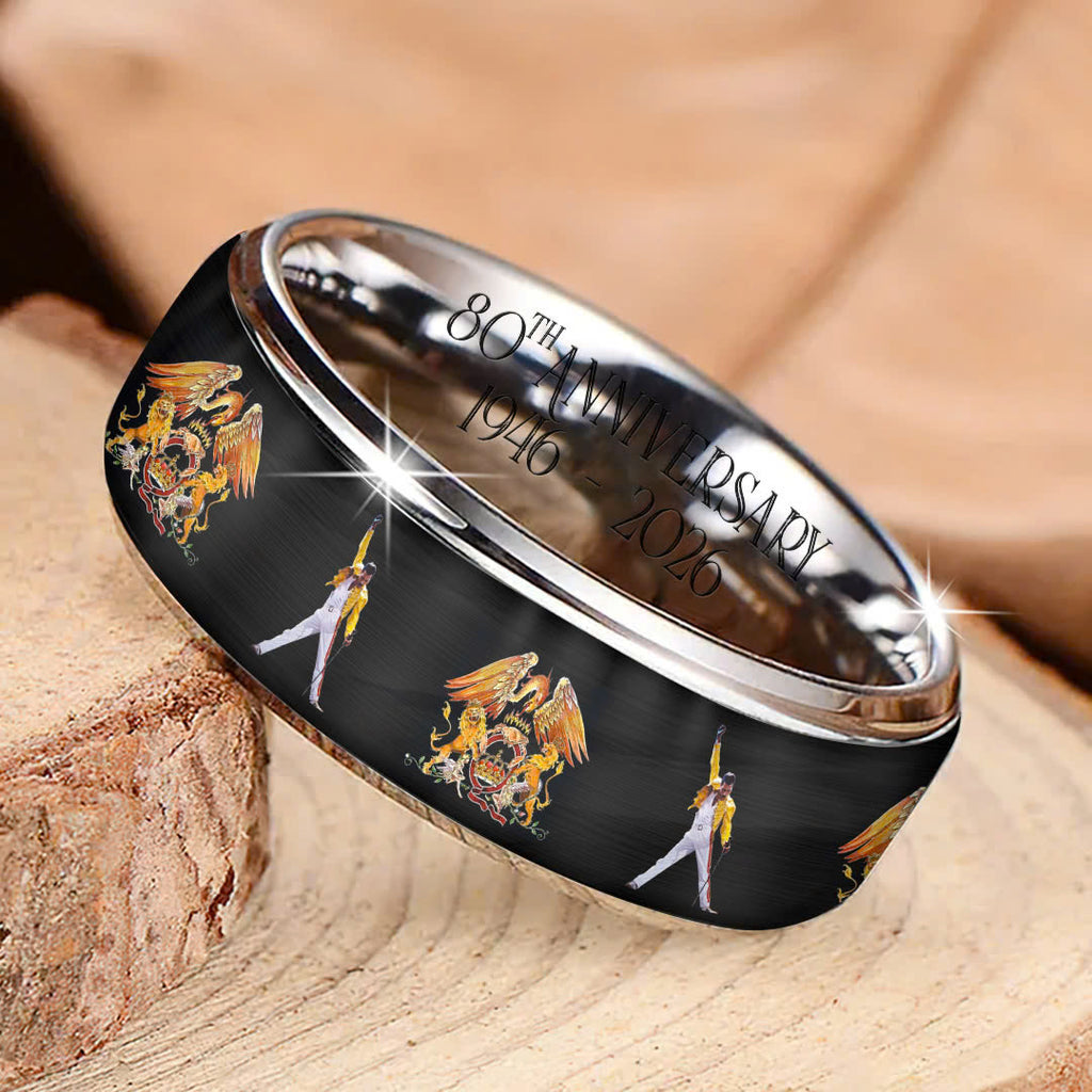 Freddie Mercury 80th Anniversary Custom Alloy Ring – MAITM14206