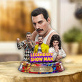 Freddie Mercury 80th Anniversary Custom Shape Acrylic Plaque – TMTHU5433