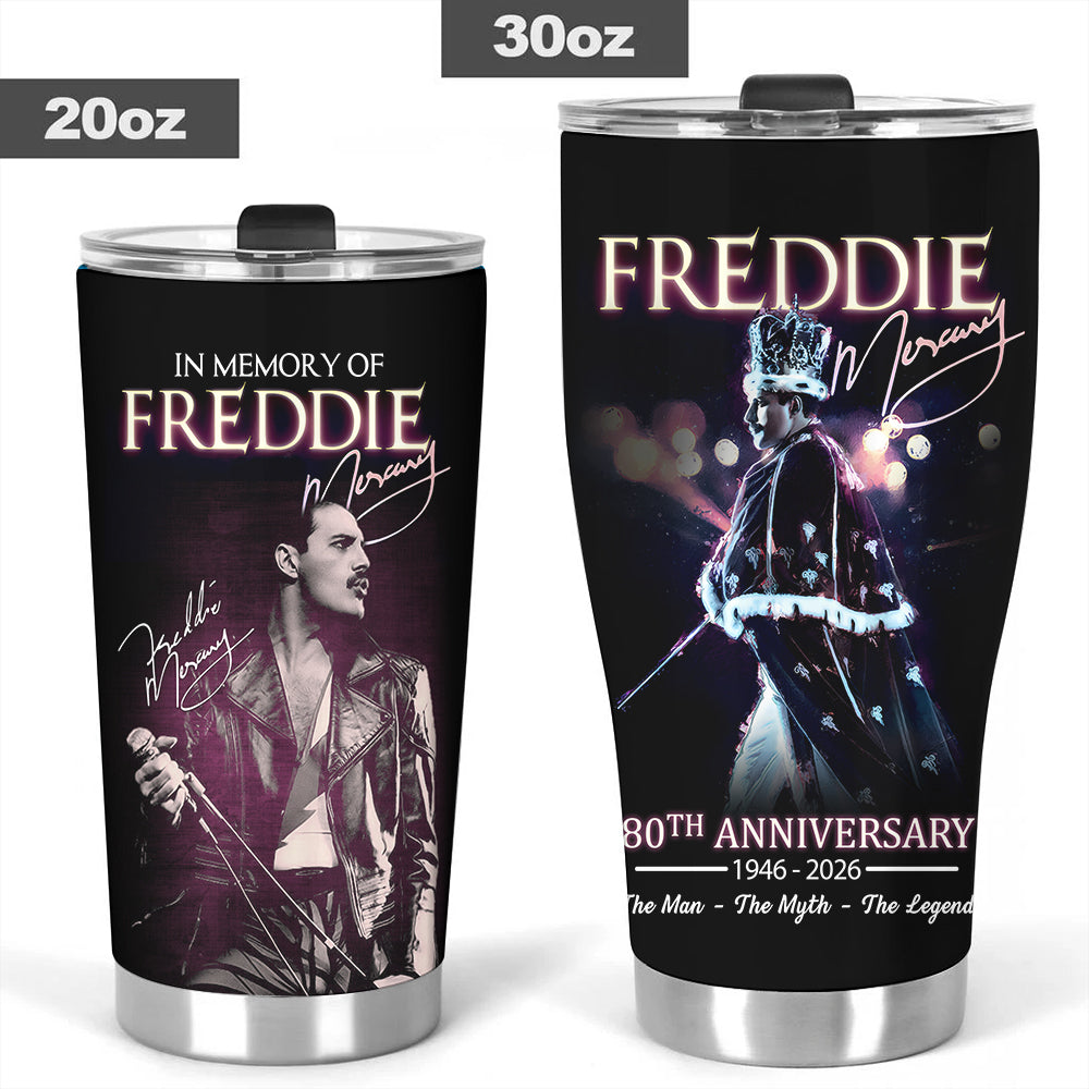 Freddie Mercury 80th Anniversary Tumbler Cup – MAITM14170