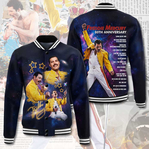 Freddie Mercury 80th Anniversary Varsity Jacket – TMTHU6041