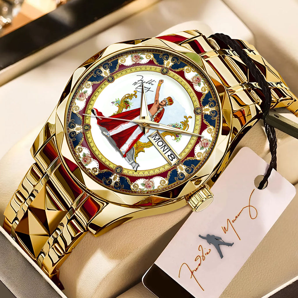 Freddie Mercury 80th Anniversary Alloy Luxury Quartz Watch – HOATT15261
