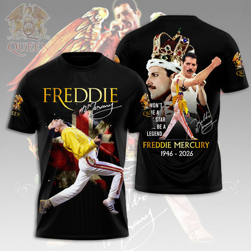 Freddie Mercury 80th Anniversary 3D Apparel – HOATT15256