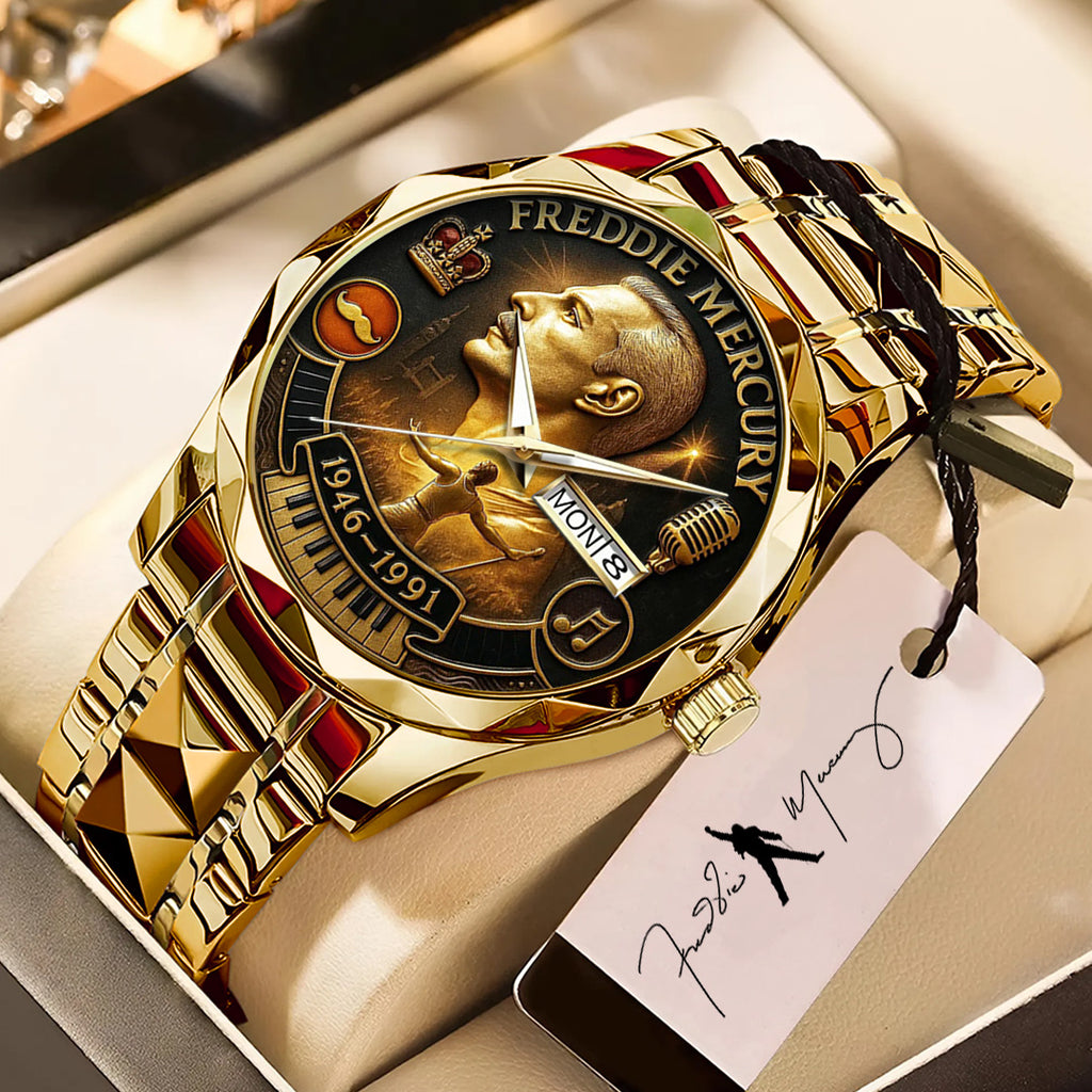 Freddie Mercury Alloy Luxury Quartz Watch – TANTN19409