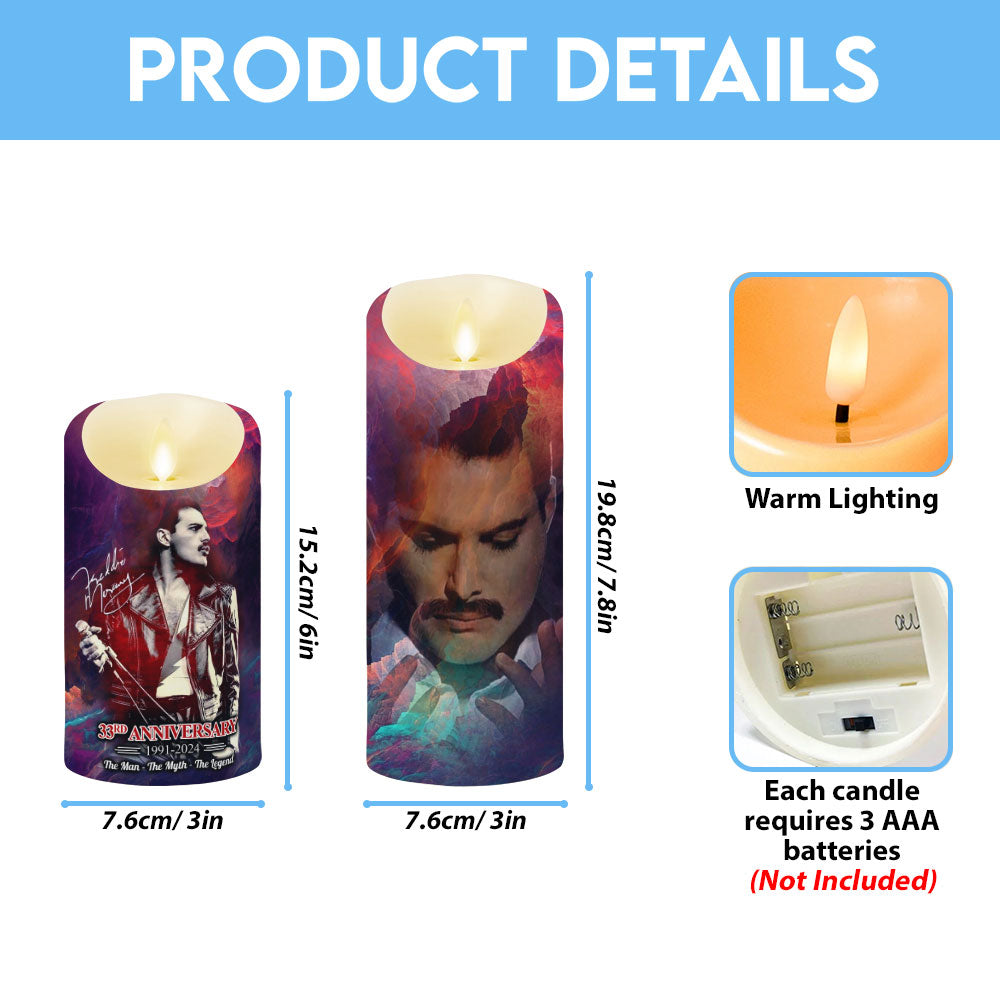 Freddie Mercury Led Candle – MAITM 8757