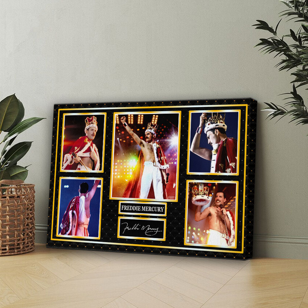 Freddie Mercury Rectangle Canvas With Inner Frame – HOATT15245