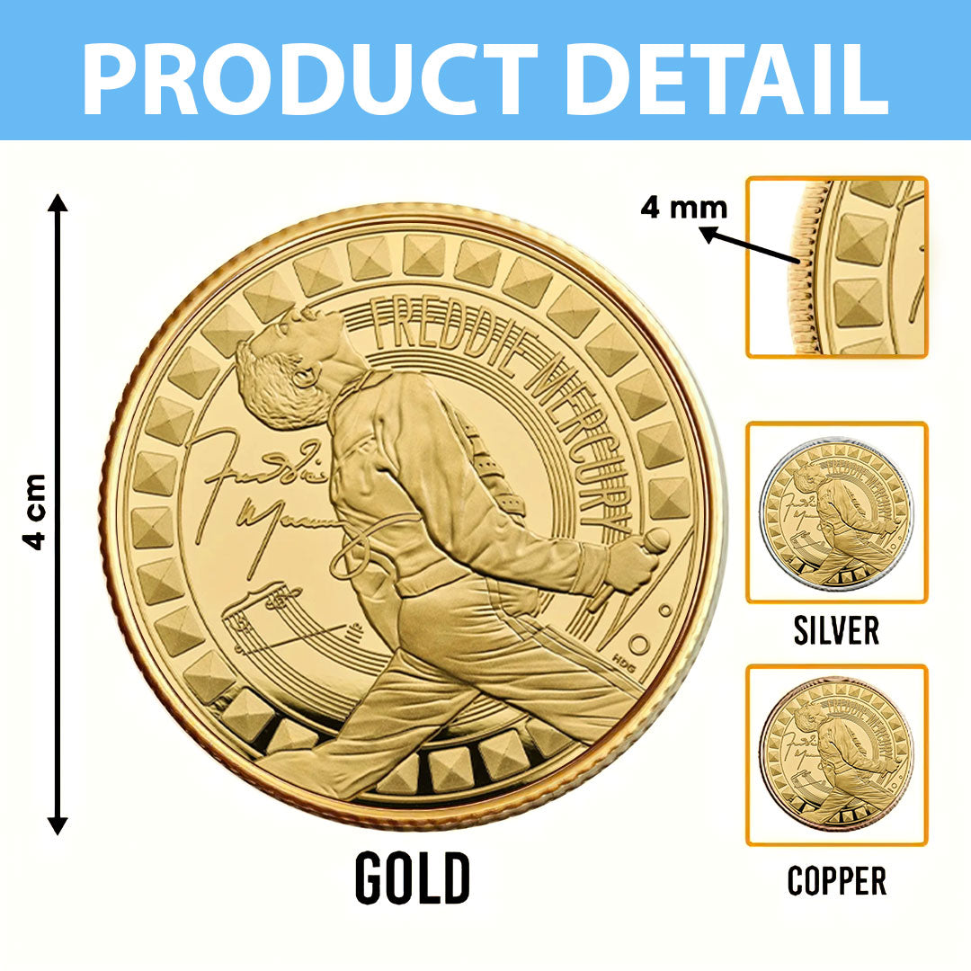 Freddie Mercury Commemorative Coin – MAITM15095