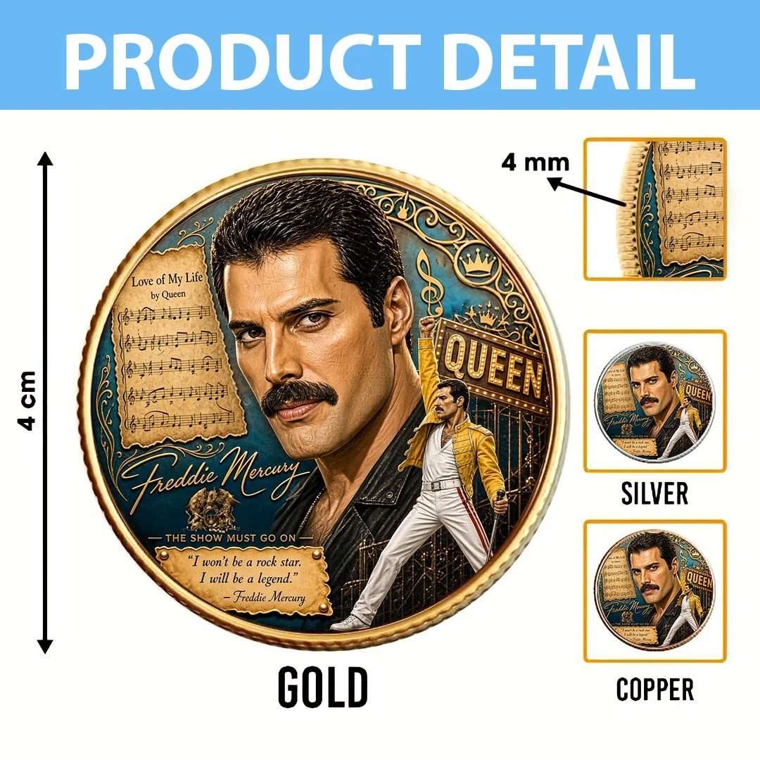 Freddie Mercury Commemorative Coin – MAITM15346