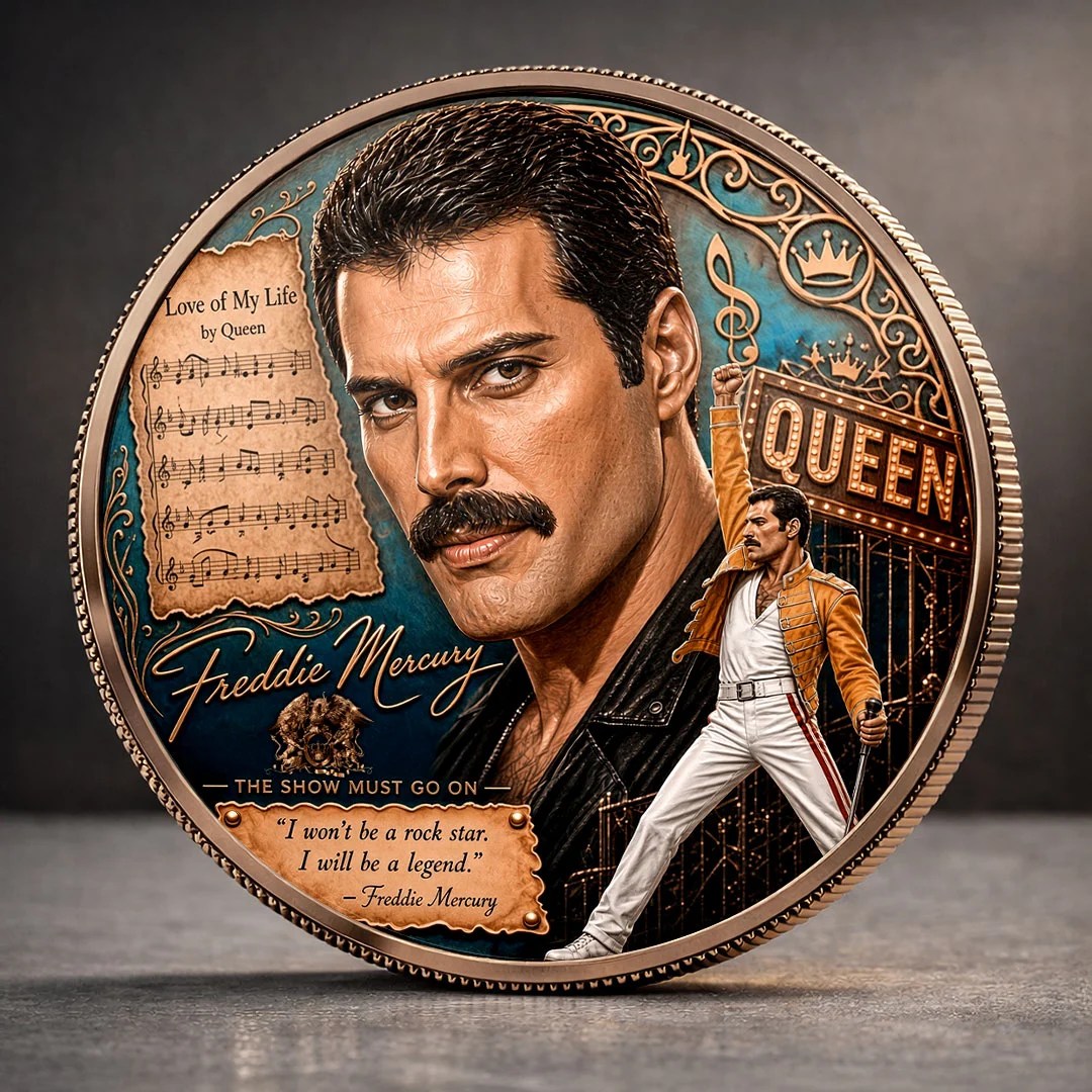 Freddie Mercury Commemorative Coin – MAITM15346