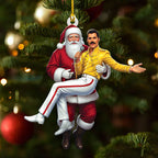 Freddie Mercury Custom Shape 2-sided Acrylic Ornament – MAITM13793