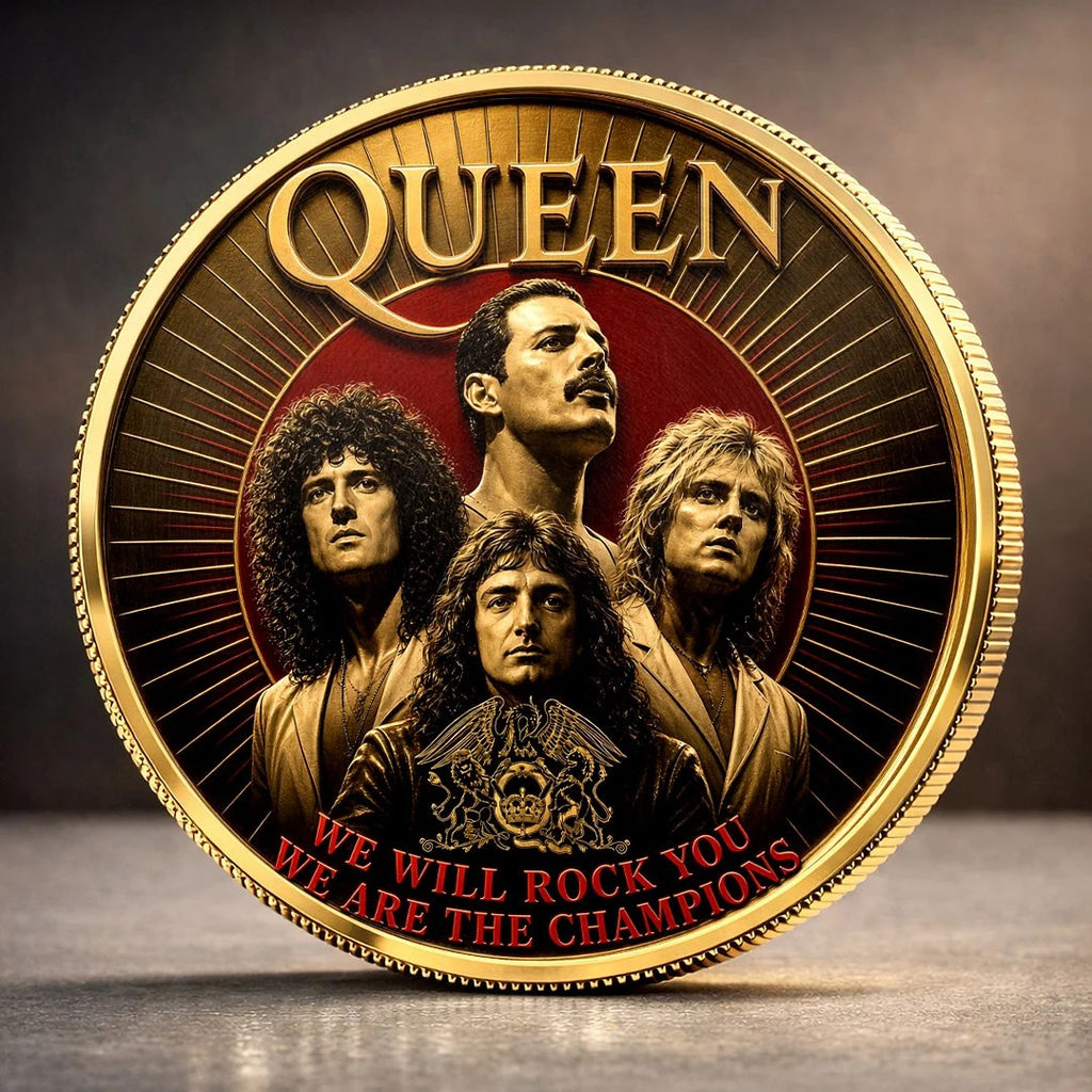 Freddie Mercury x Queen Band Commemorative Coin – MAITM15347