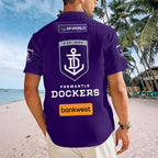 Fremantle Dockers Short Sleeve Button-Down Shirt – TANTN23911