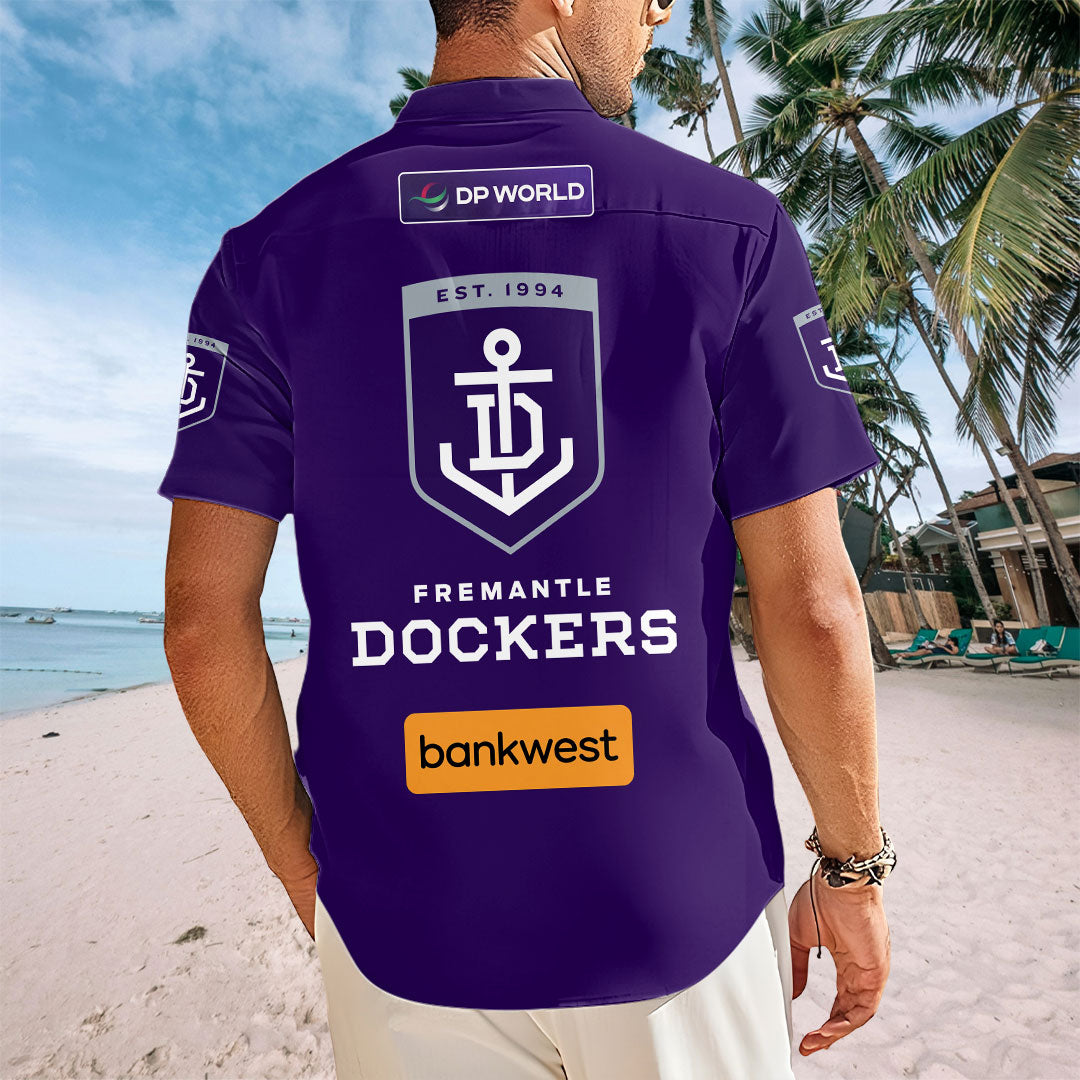 Fremantle Dockers Short Sleeve Button-Down Shirt – TANTN23911