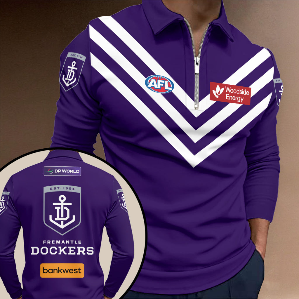 Fremantle Dockers Zip Polo Shirt – TANTN23910
