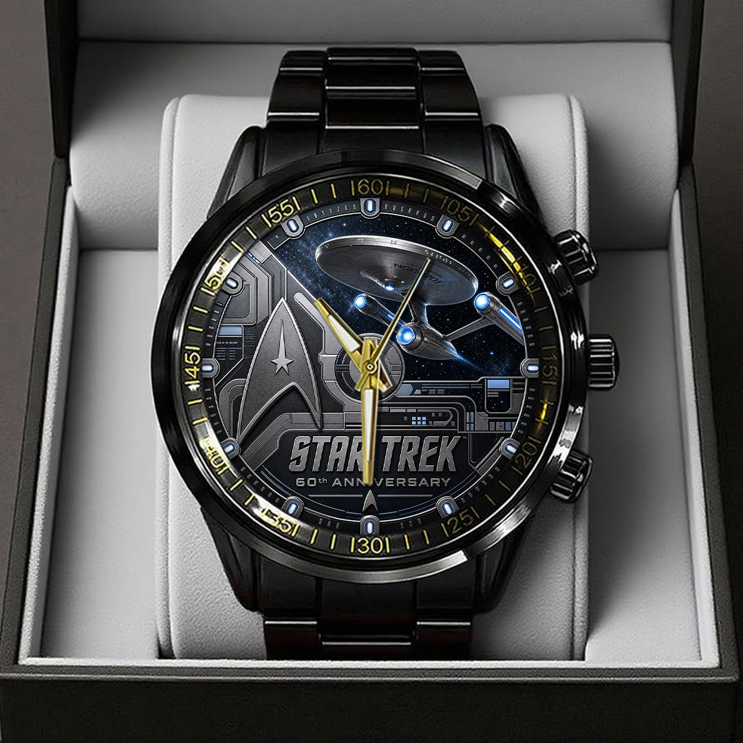 Star Trek Black Stainless Steel Watch – GNE7742