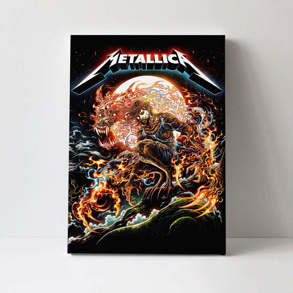 Metallica Rectangle Canvas With Inner Frame – GNE NEW136