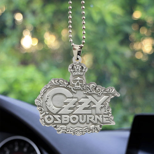 Ozzy Osbourne Custom shape 2-sided Acrylic Car Ornament – GNENEW600