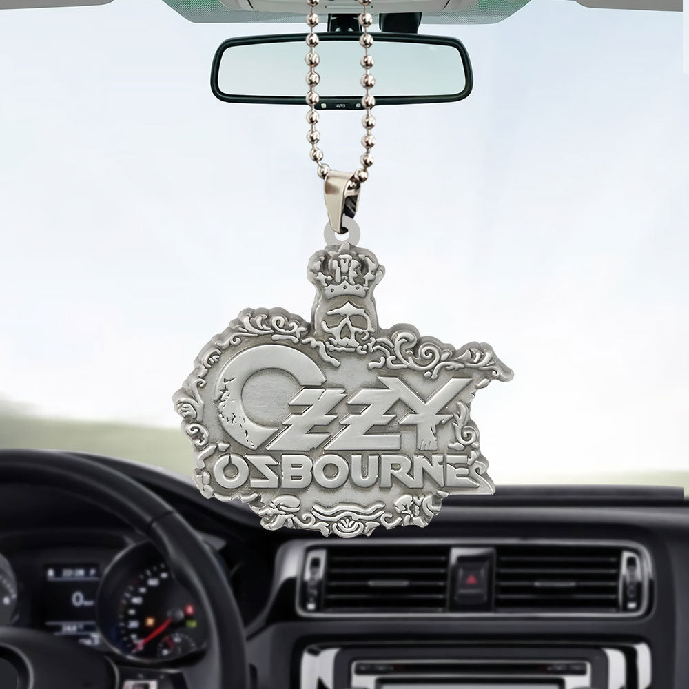 Ozzy Osbourne Custom shape 2-sided Acrylic Car Ornament – GNENEW600