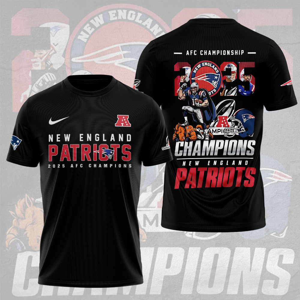 New England Patriots AFC Championship 3D Apparel – GNENEW825