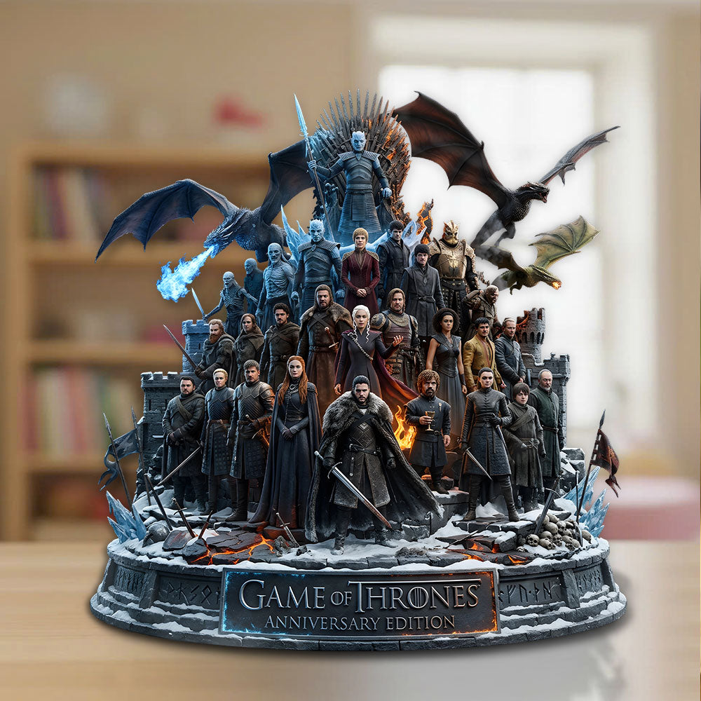 Game of Thrones 15th Anniversary Custom Shape Acrylic Plaque – TMTHU6414