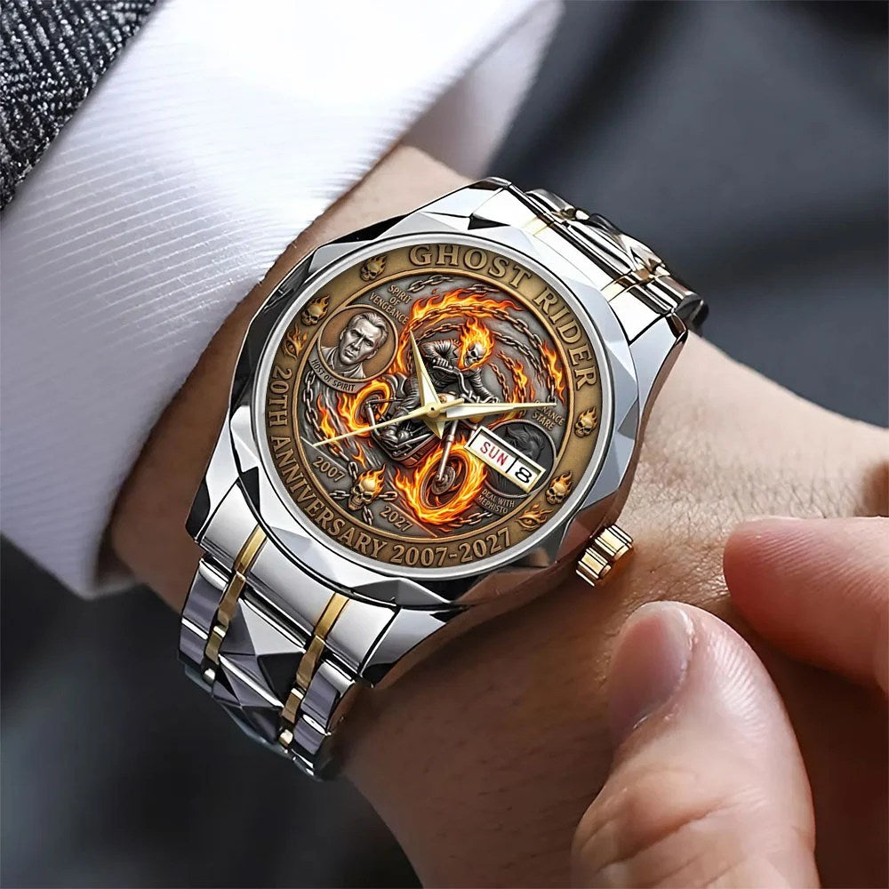 Ghost Rider 20th Anniversary Alloy Luxury Quartz Watch – TANTN25550