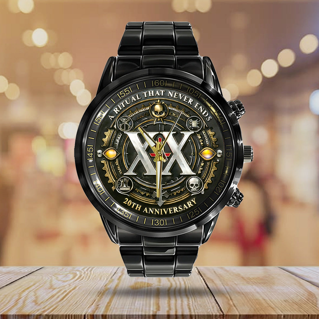 Ghost Band 20th Anniversary 2026 Black Stainless Steel Watch – TANTN19856