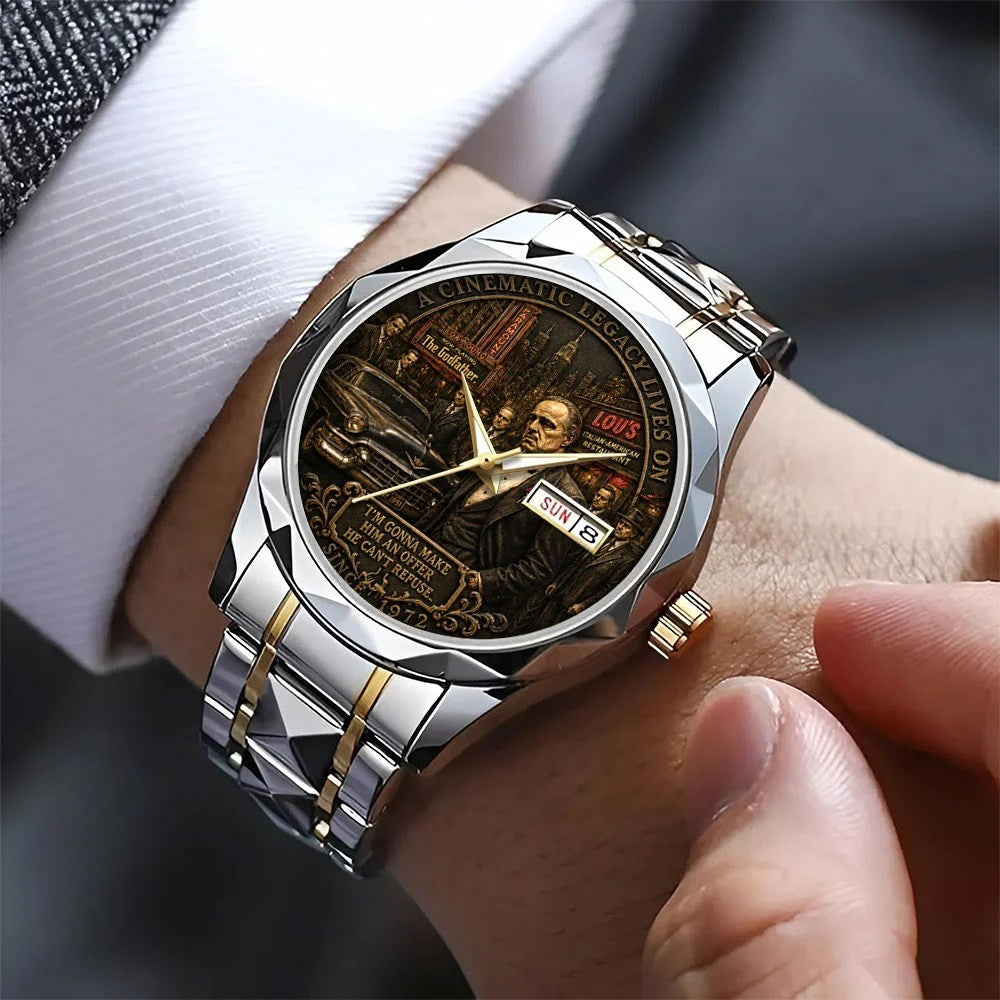 The Godfather 55th Anniversary Alloy Luxury Quartz Watch – TANTN25135