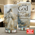 Personalized God Is Good Tumbler Cup – TANTN15401