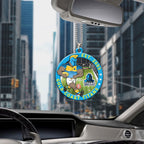Gold Coast Titans Custom Shape 2-sided Acrylic Car Ornament – HOATT13371