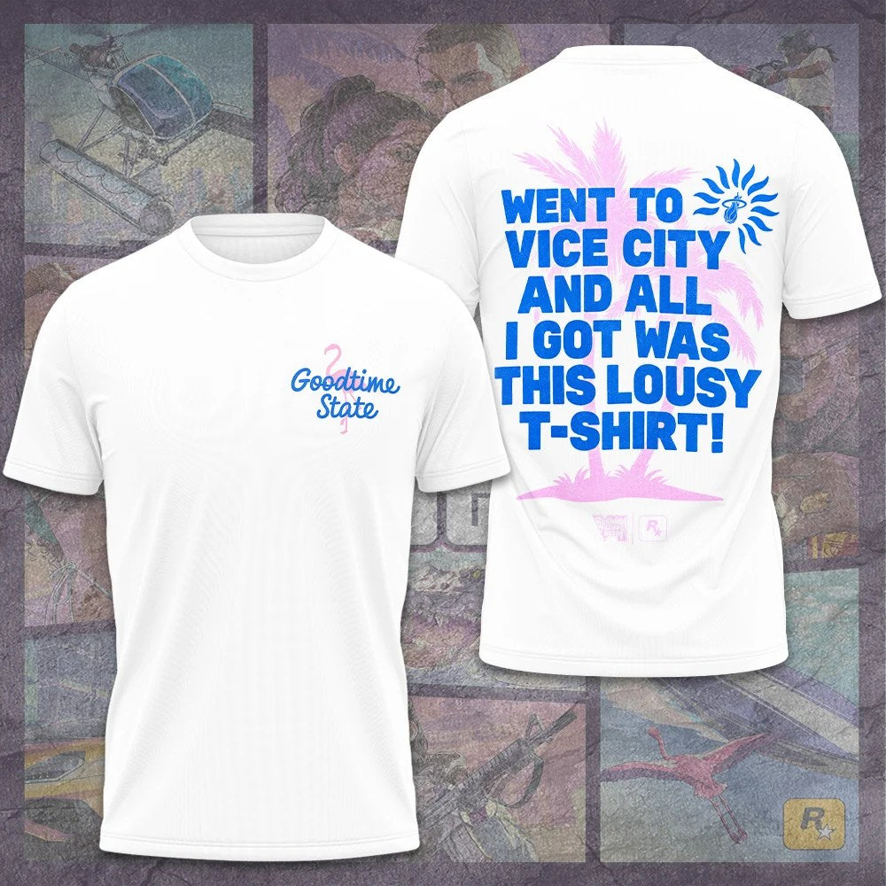 Grand Theft Auto VI x Vice City 3D Apparel – GNE8976