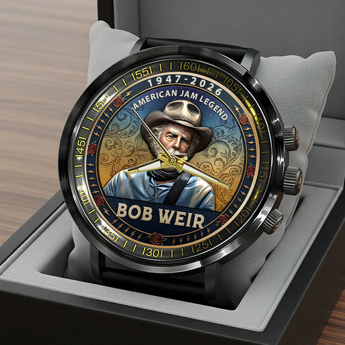 Grateful Dead x Bob Weir Black Stainless Steel Watch – HOATT15749