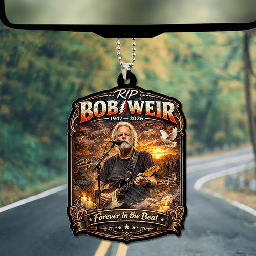 Grateful Dead x Bob Weir Custom shape 2-sided Acrylic Car Ornament – TANTN20201