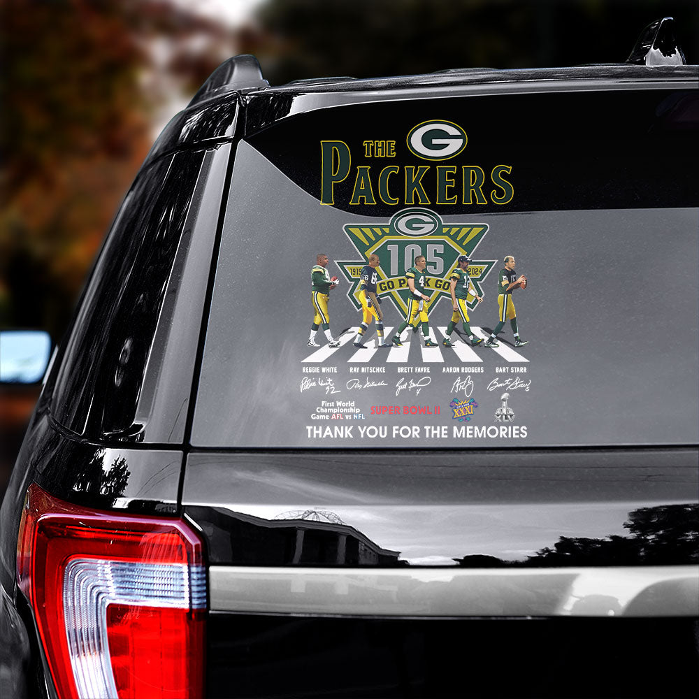 Green Bay Packers 3D Car Sticker – TANTN16813
