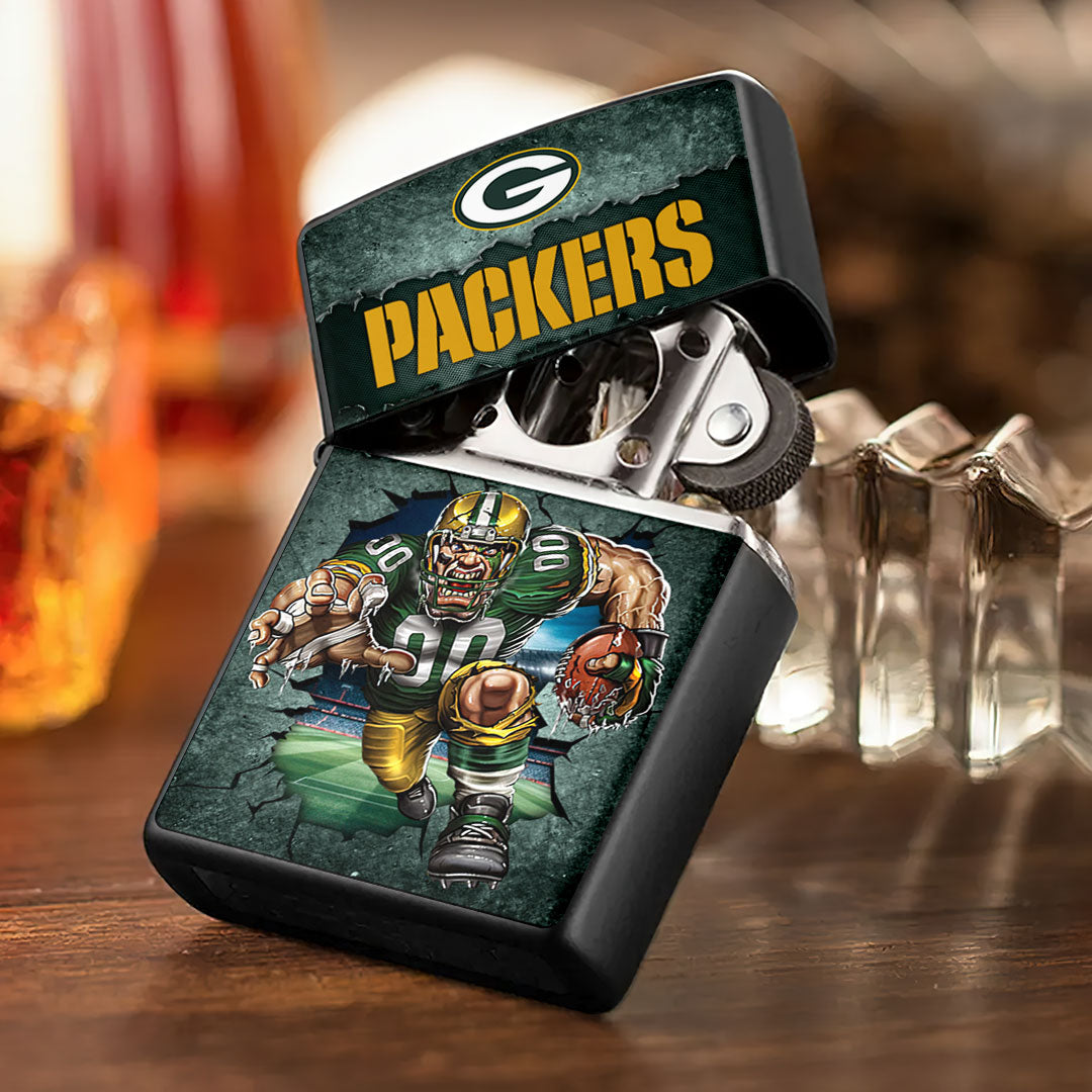 Green Bay Packers Zippo Lighter Case (No Insert) – HOATT13321