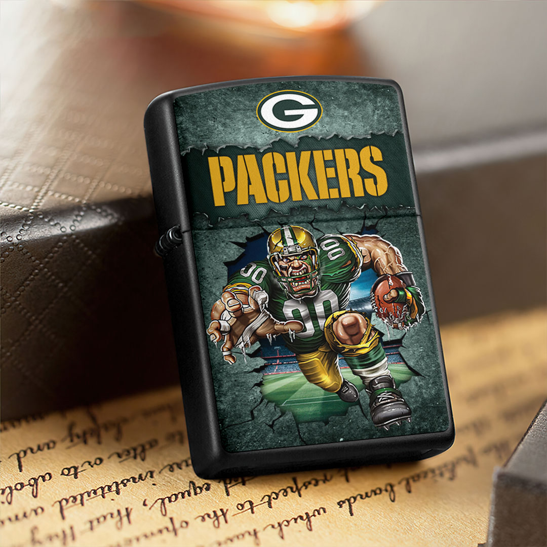 Green Bay Packers Zippo Lighter Case (No Insert) – HOATT13321