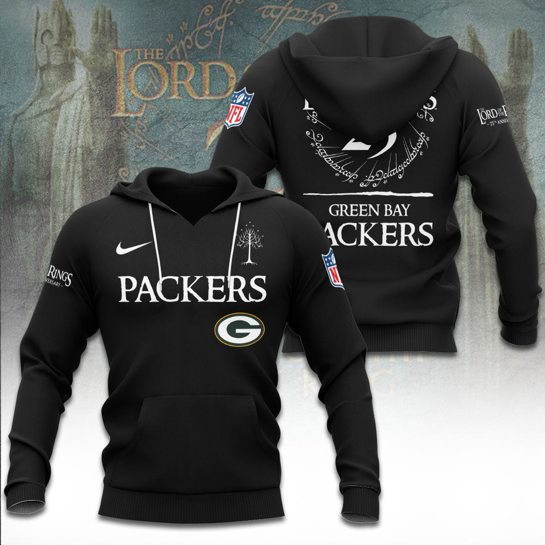 Green Bay Packers x The Lord of The Rings 25 Years 3D Apparel – TANTN19564
