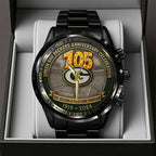 Green Bay Packers Black Stainless Steel Watch – TANTN16833