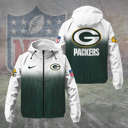 Green Bay Packers 3D Windbreaker Jacket – TANTN15744
