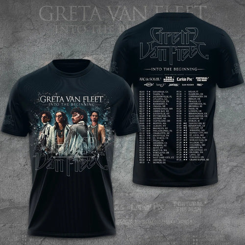 Greta Van Fleet Tour 2027 3D Apparel – GNE9066