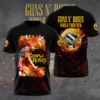 Guns N' Roses Tour 2026 3D Apparel – GNE6326