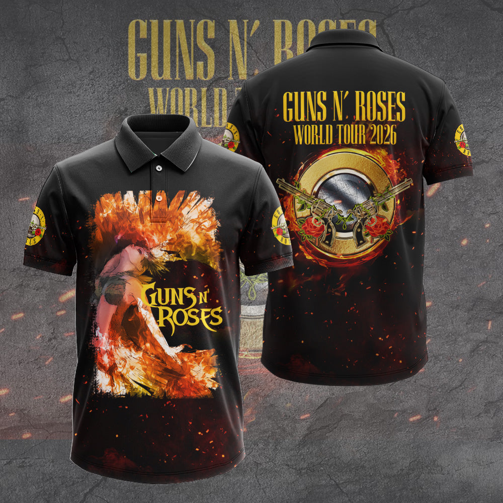 Guns N' Roses Tour 2026 3D Apparel – GNE6326