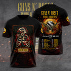 Guns N' Roses Tour 2026 3D Apparel – GNE8025