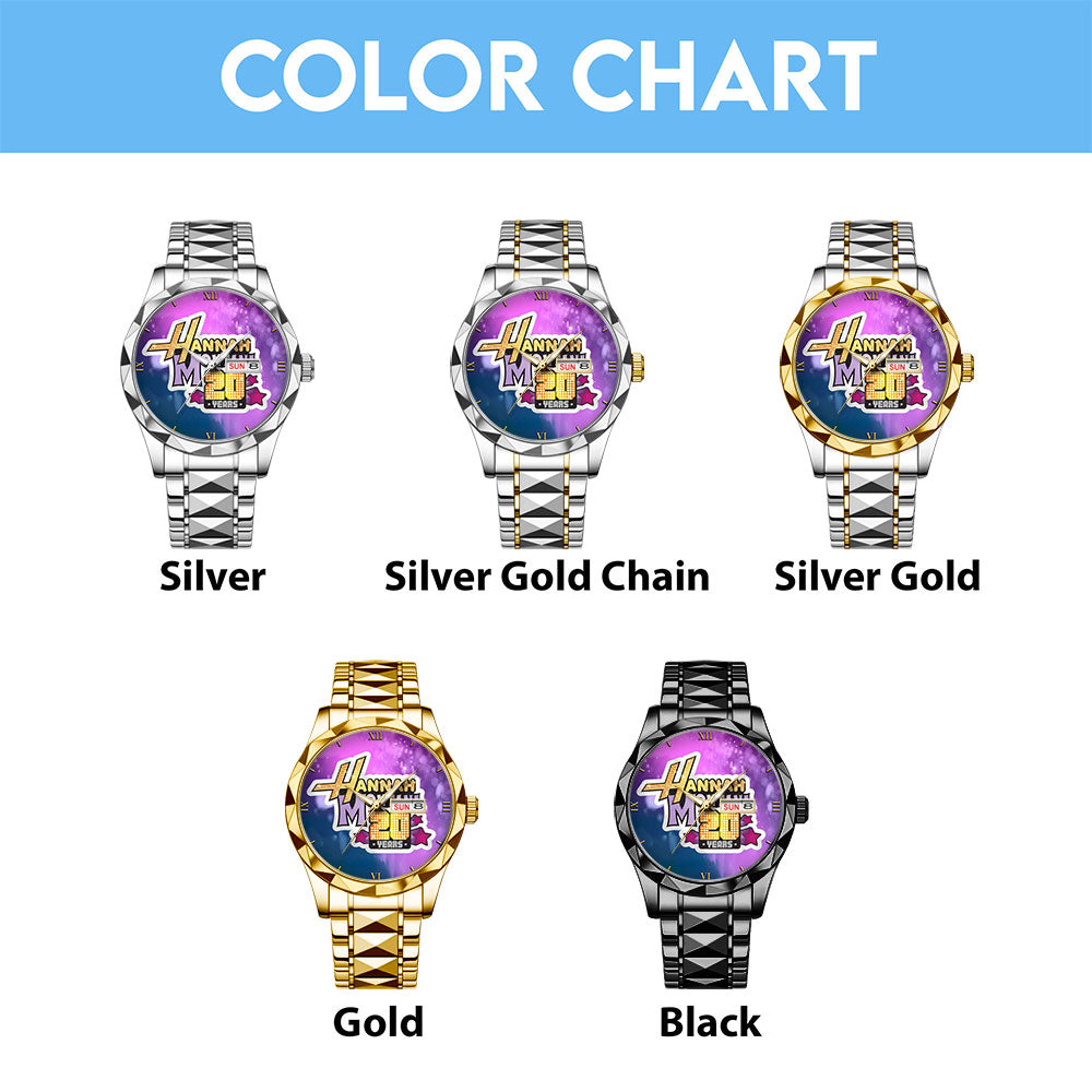 Hannah Montana 20th Anniversary 2026 Alloy Luxury Quartz Watch – GNE4888