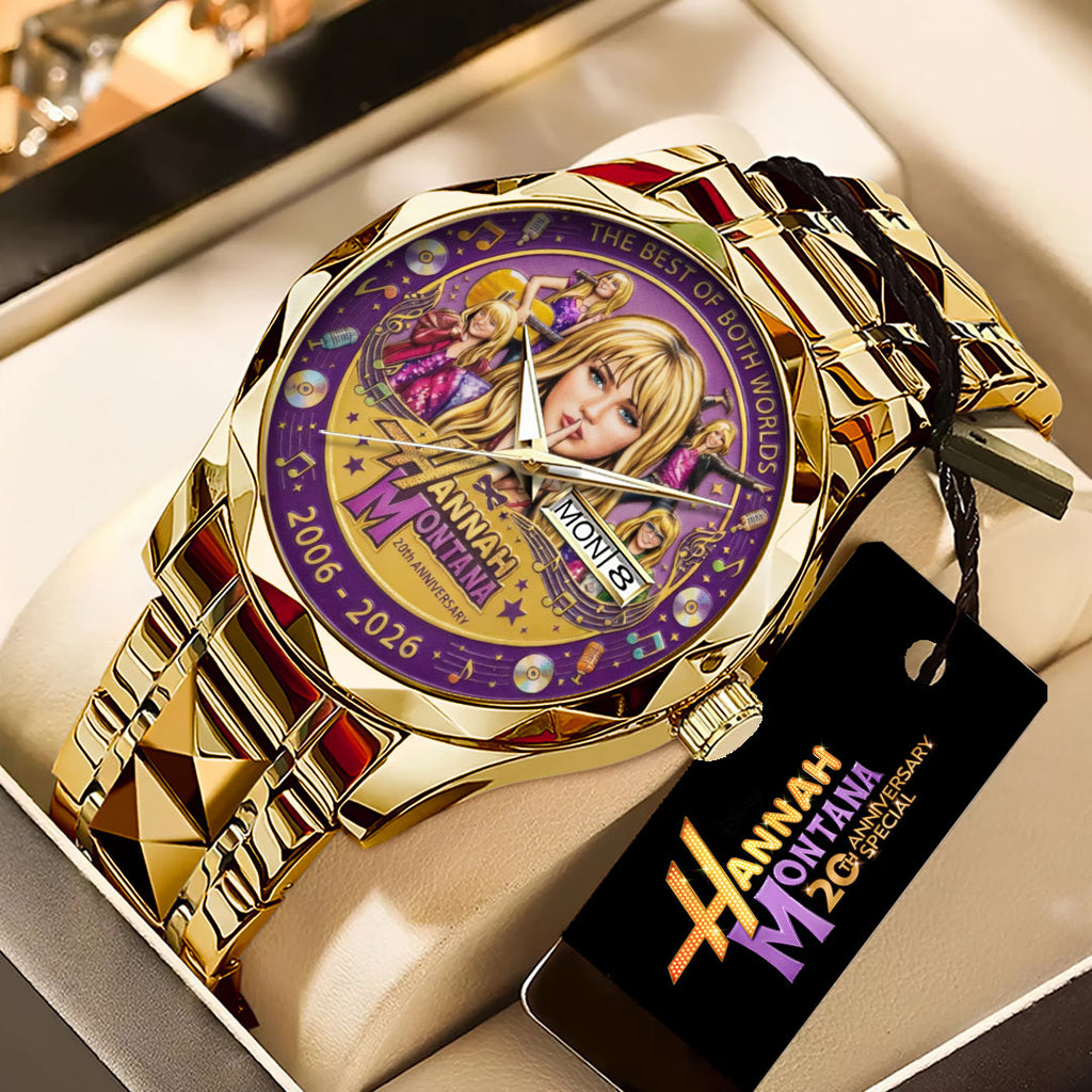 Hannah Montana 20th Anniversary Alloy Luxury Quartz Watch – TANTN21845