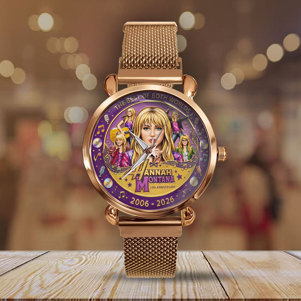 Hannah Montana 20th Anniversary Mesh Strap Quartz Watch – TANTN21846