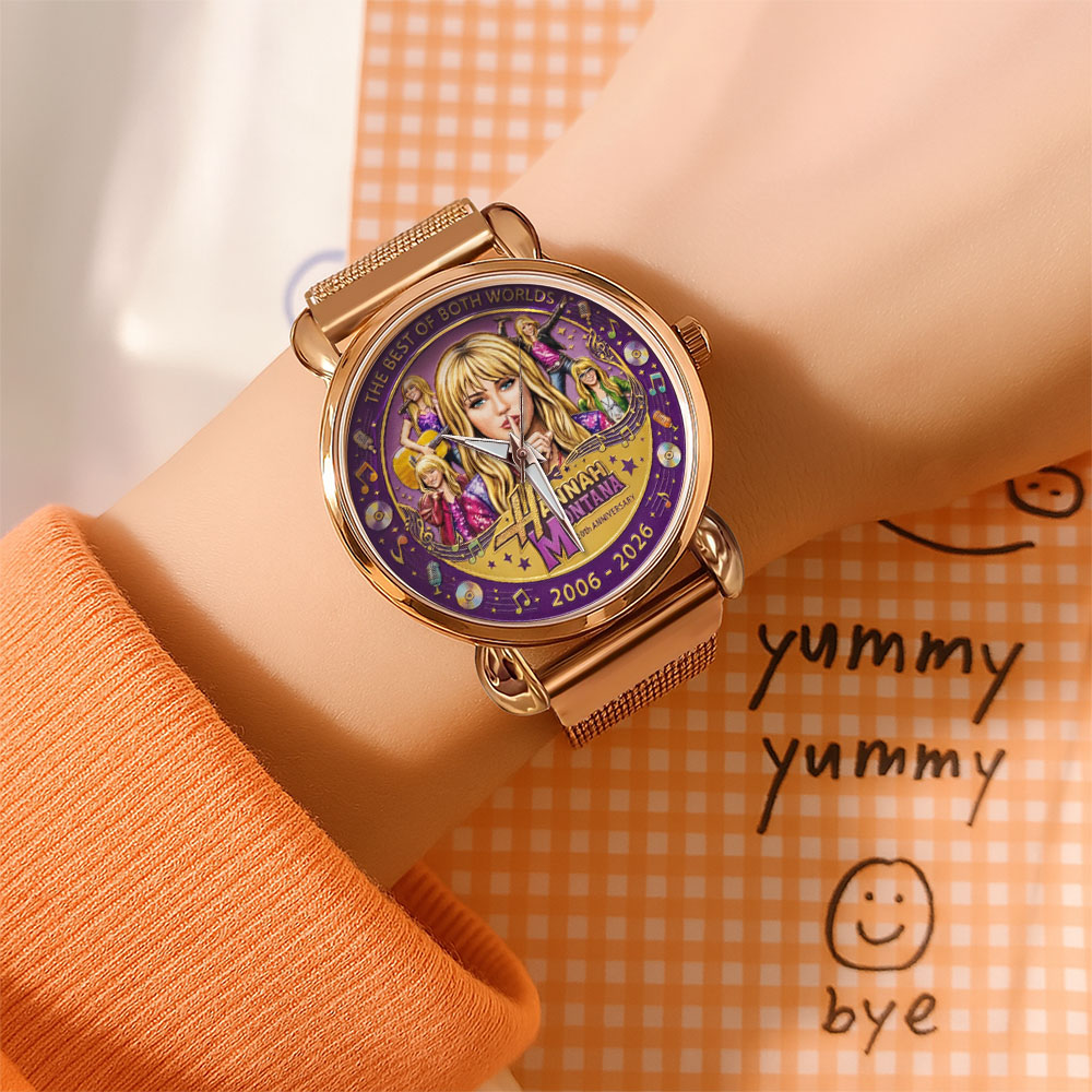 Hannah Montana 20th Anniversary Mesh Strap Quartz Watch – TANTN21846